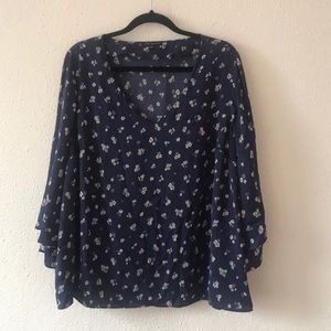 Bell Sleeve Blouse